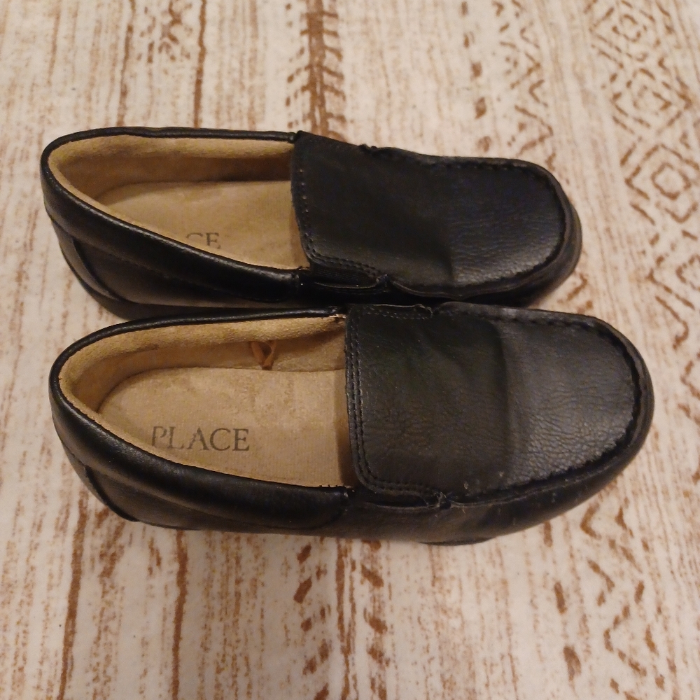 Children's Place Slip-On Loafers Boys Sz 13 Black